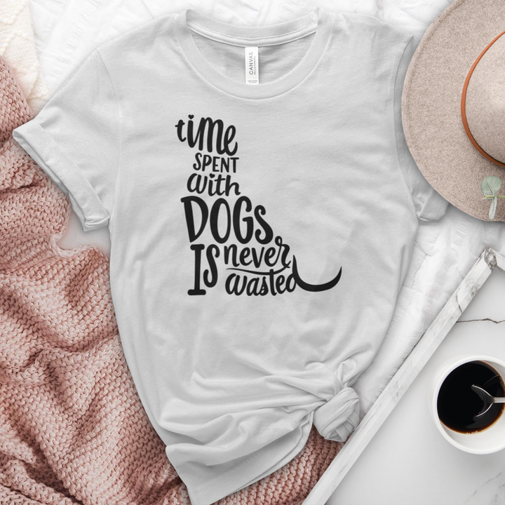 Time Spent With Dogs Heathered Tee