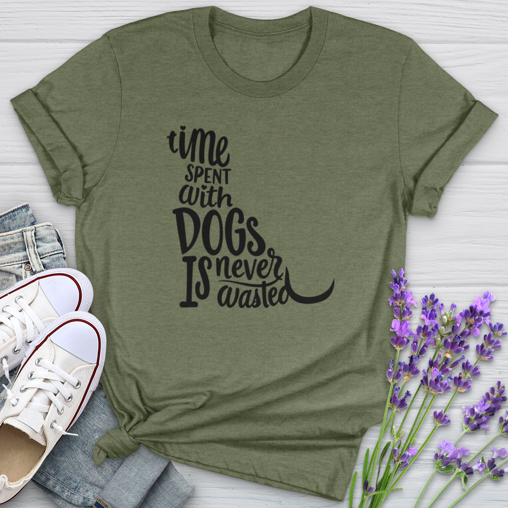 Time Spent With Dogs Softstyle Tee