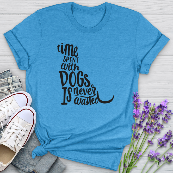 Time Spent With Dogs Softstyle Tee