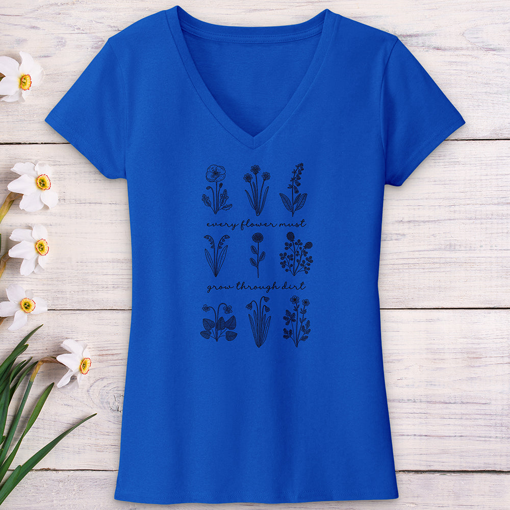 Every Flower V-Neck Tee