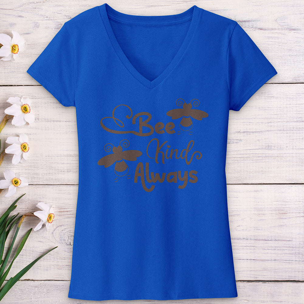 Be Kind Always Bees V-Neck Tee