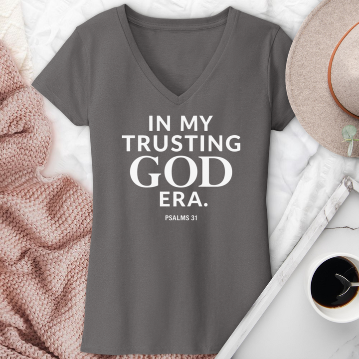 Trusting God Era V-Neck Tee