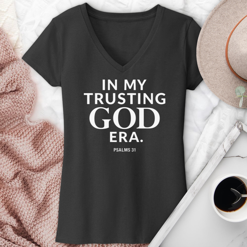 Trusting God Era V-Neck Tee