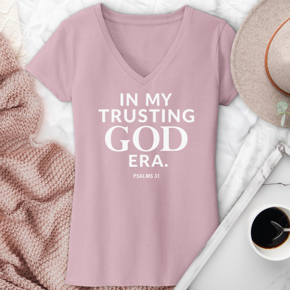 Trusting God Era V-Neck Tee