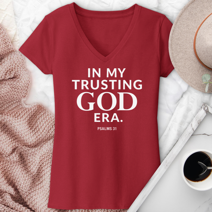 Trusting God Era V-Neck Tee