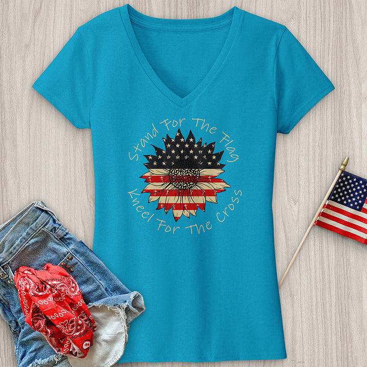 Stand For The Flag V-Neck Tee