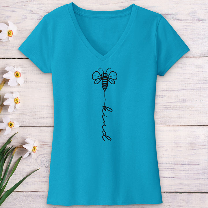 Bee Kind V-Neck Tee