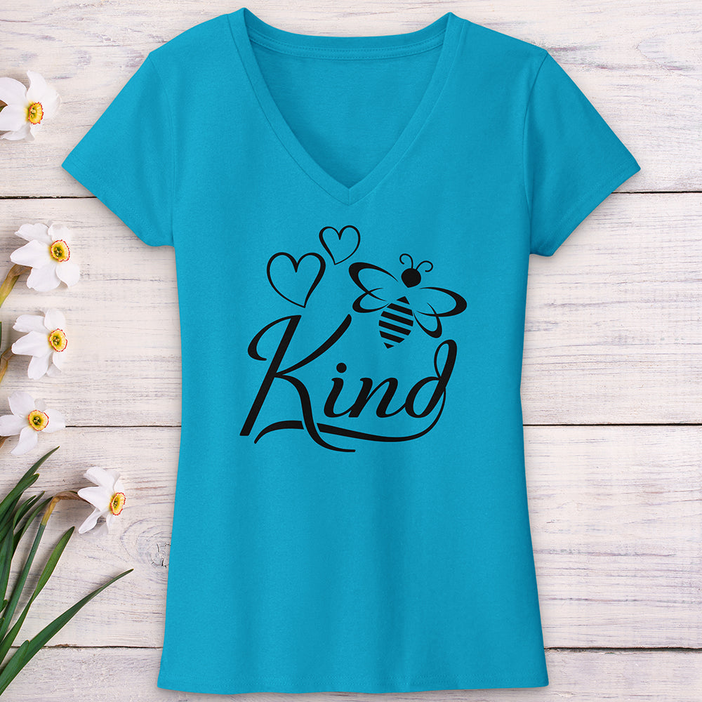 Bee Kind V-Neck Tee