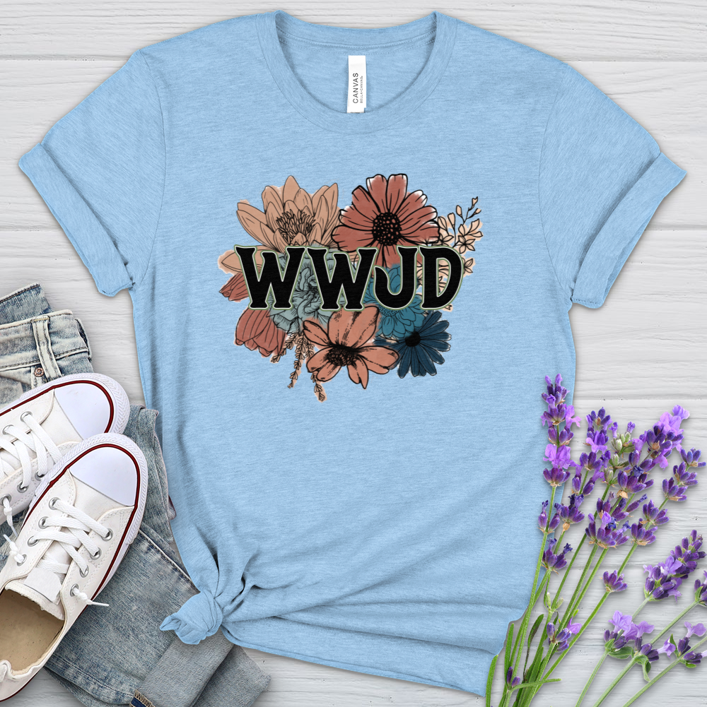 WWJD Heathered Tee