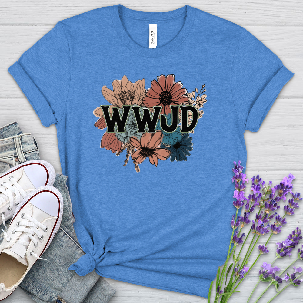 WWJD Heathered Tee