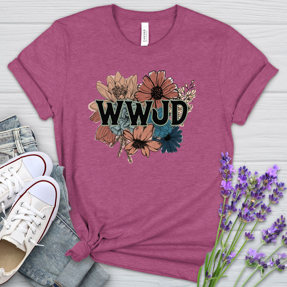 WWJD Heathered Tee