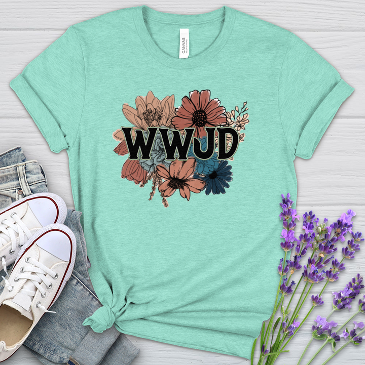 WWJD Heathered Tee