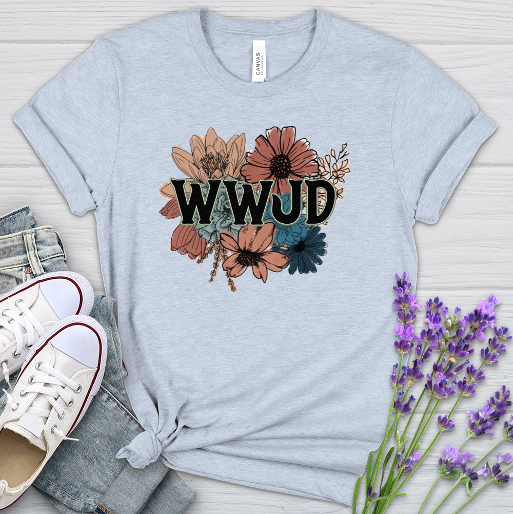 WWJD Heathered Tee