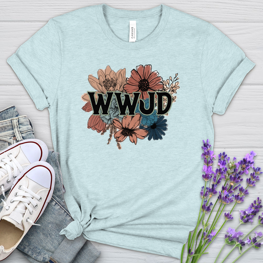 WWJD Heathered Tee