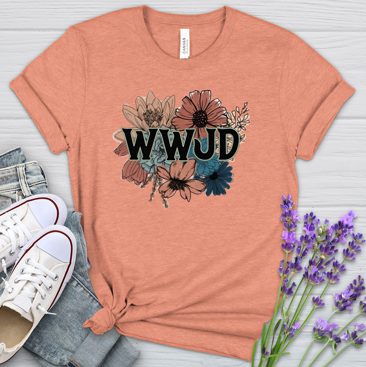 WWJD Heathered Tee