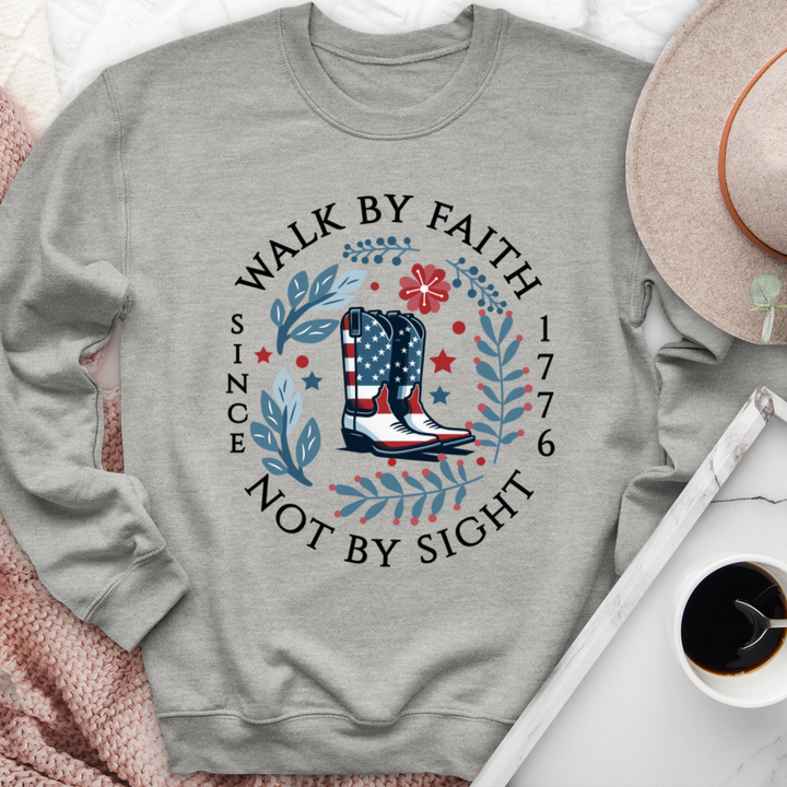 Walk By Faith 1776 Crewneck