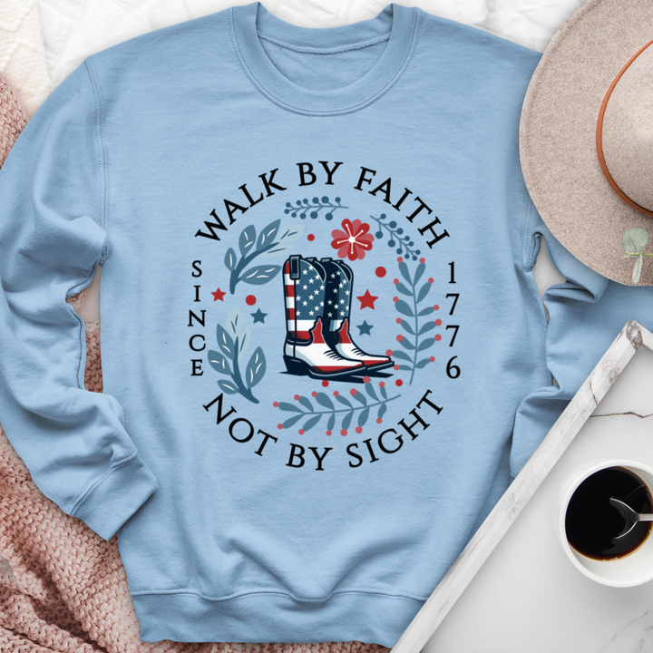 Walk By Faith 1776 Crewneck