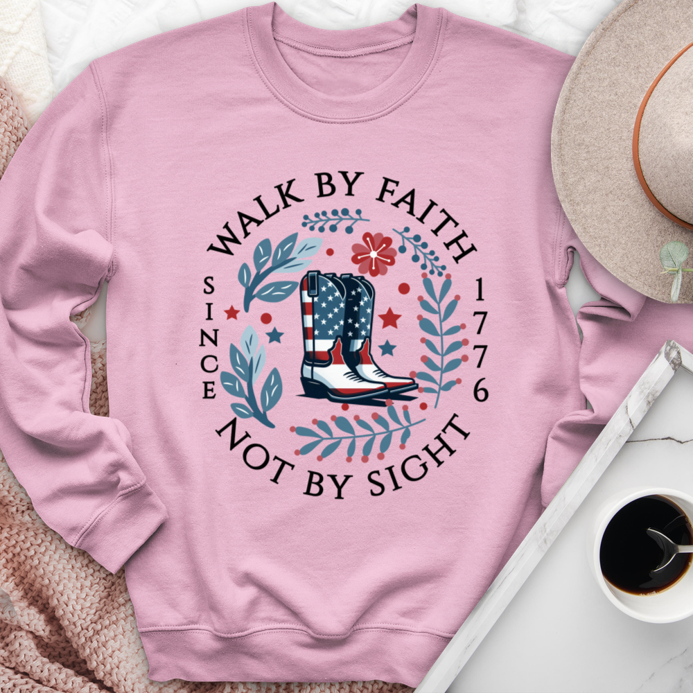 Walk By Faith 1776 Crewneck