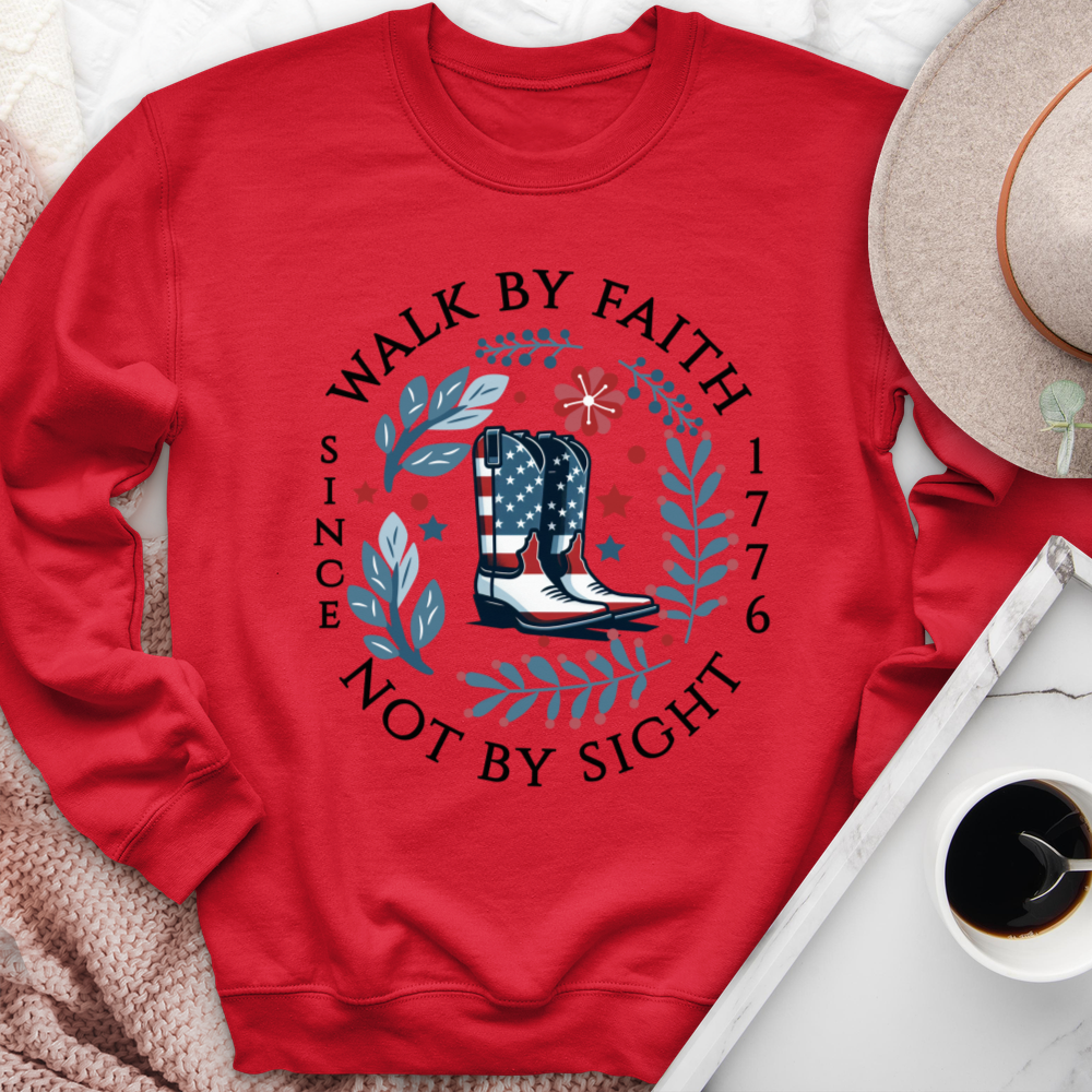 Walk By Faith 1776 Crewneck