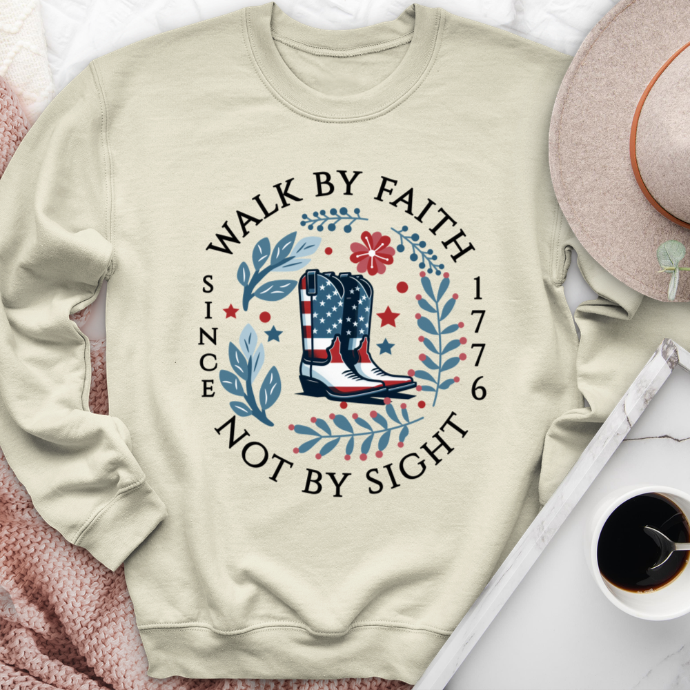 Walk By Faith 1776 Crewneck