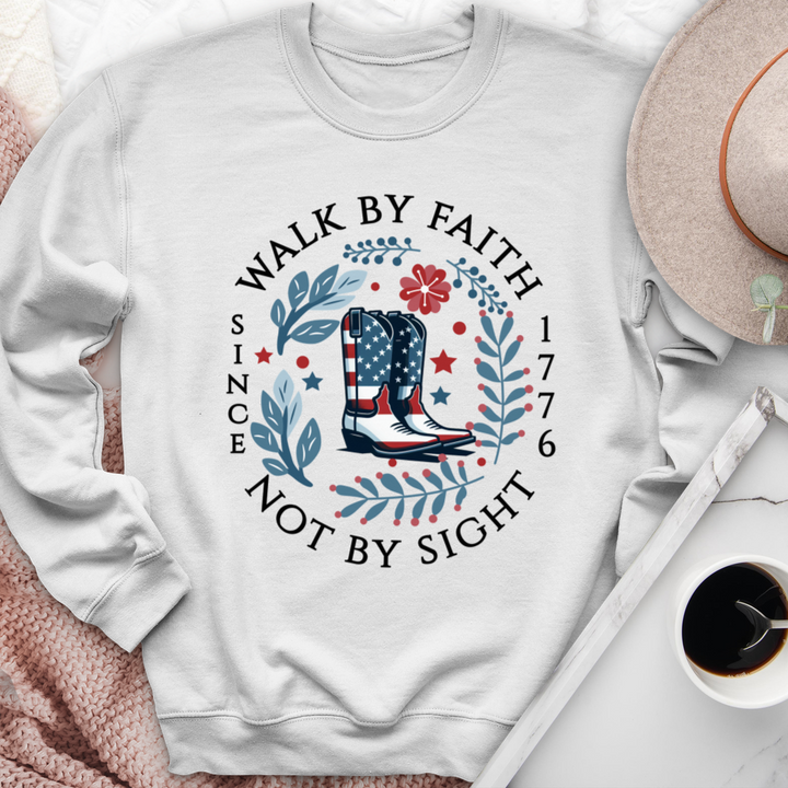 Walk By Faith 1776 Crewneck