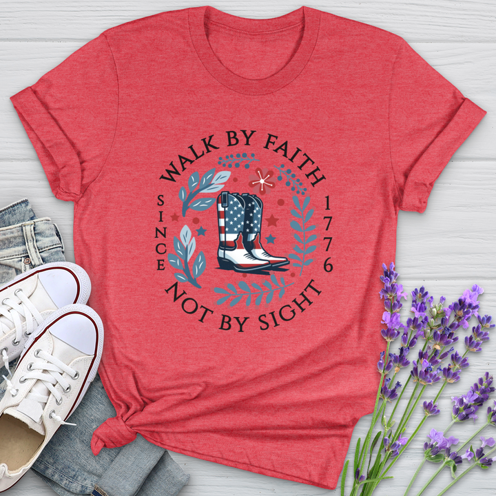 Walk By Faith 1776 Softstyle Tee