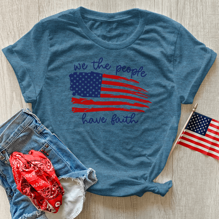 We The People Heathered Tee