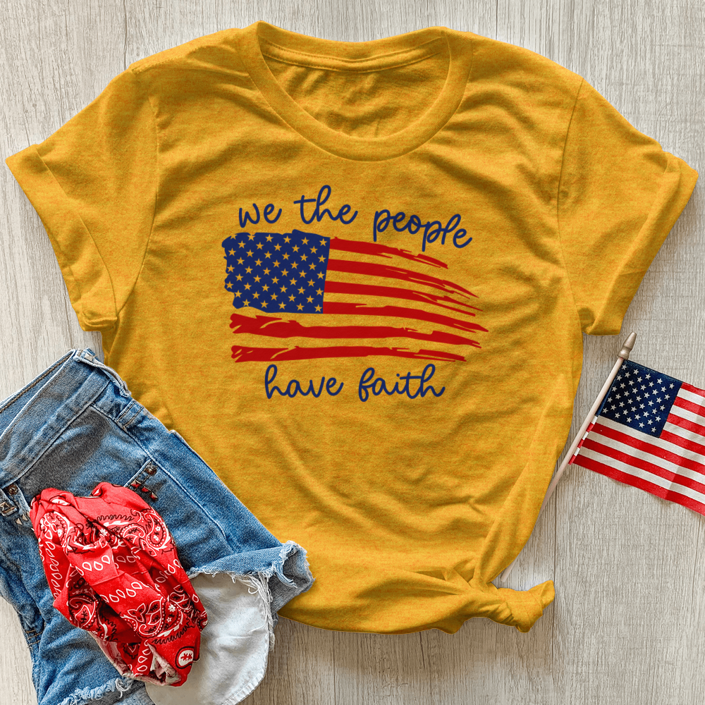 We The People Heathered Tee