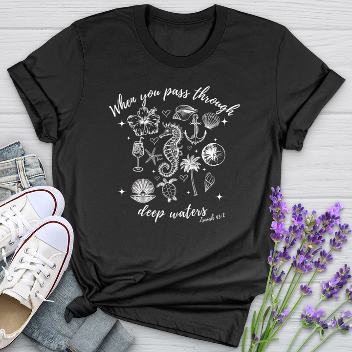 When You Pass Through Deep Waters Softstyle Tee