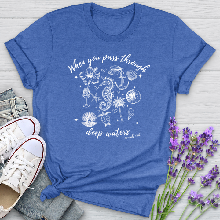 When You Pass Through Deep Waters Softstyle Tee