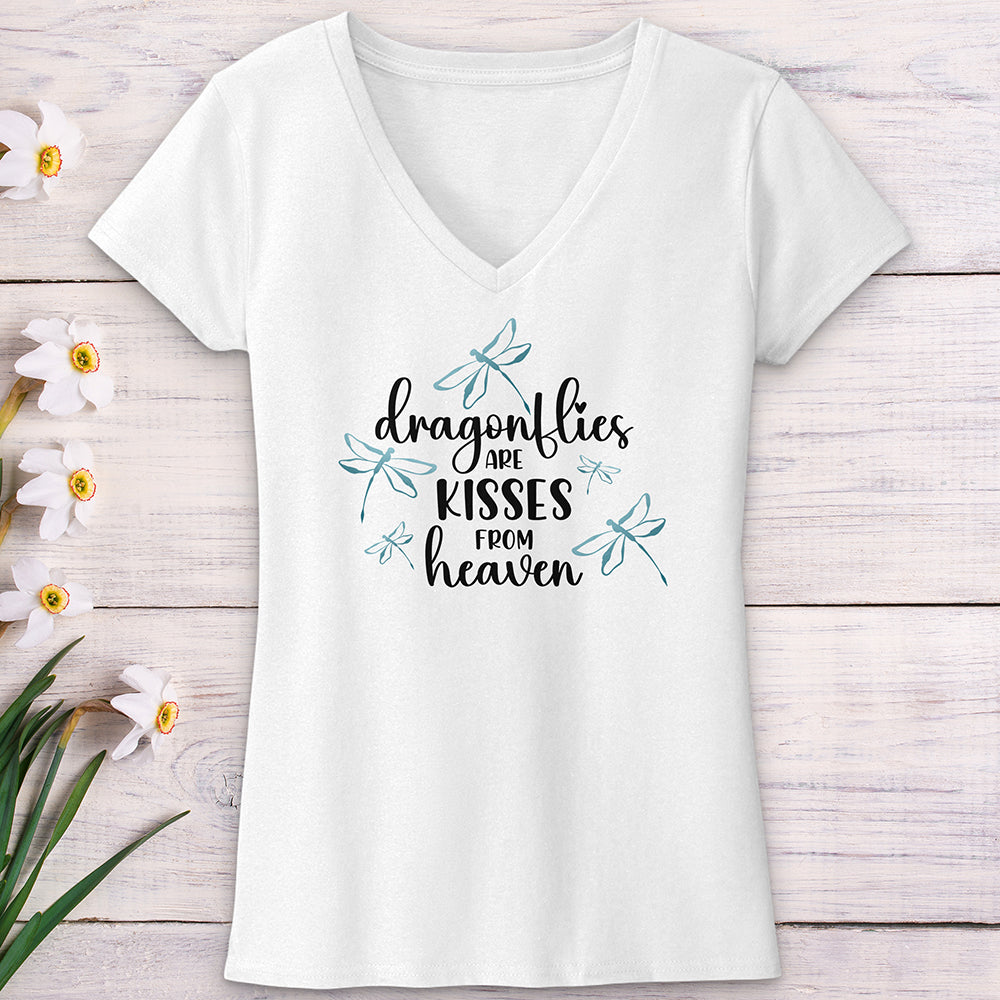 Dragonfly Kisses V-Neck Tee