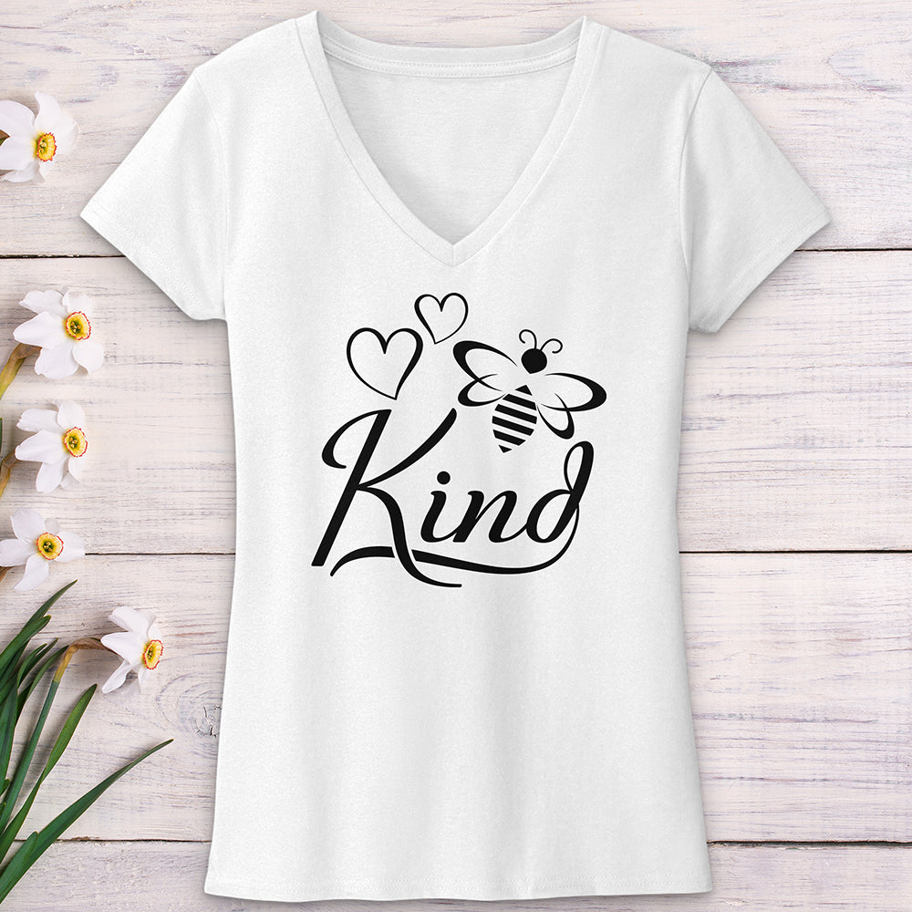 Bee Kind Honey Bee V-Neck Tee