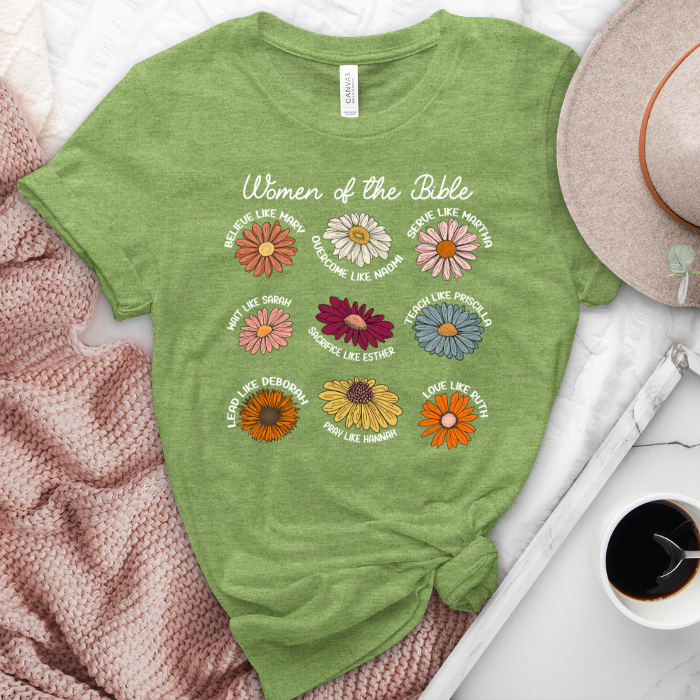 Women Of The Bible Heathered Tee