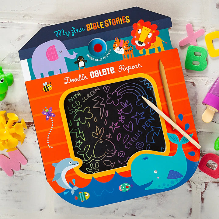 Doodle Delete Repeat: My First Bible Stories – Interactive Kids Doodle Book | Christian Lifestyle Collections