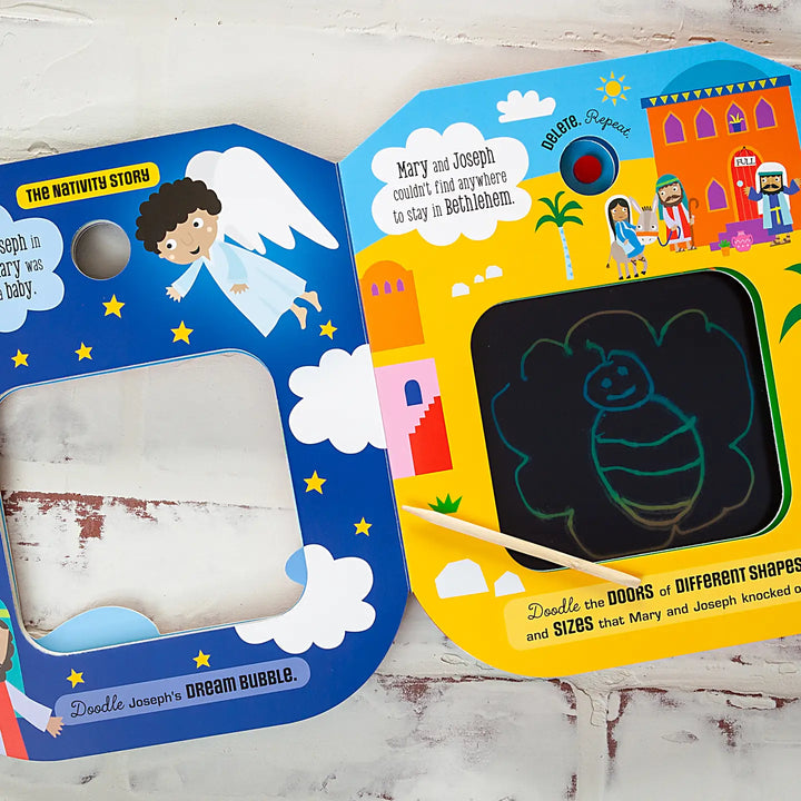 Doodle Delete Repeat: My First Bible Stories – Interactive Kids Doodle Book | Christian Lifestyle Collections
