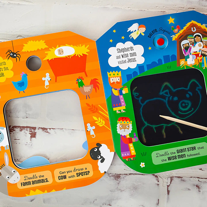 Doodle Delete Repeat: My First Bible Stories – Interactive Kids Doodle Book | Christian Lifestyle Collections