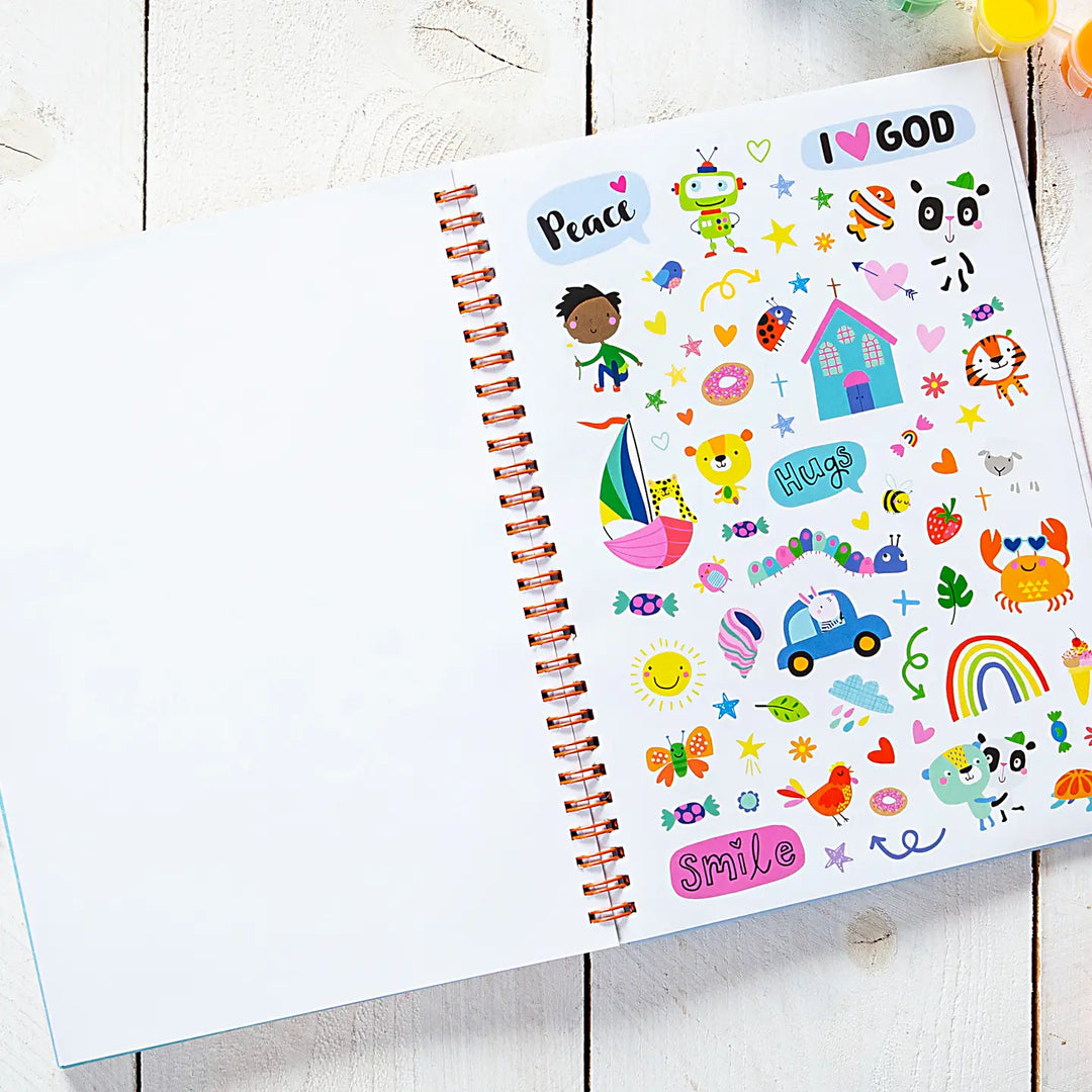 God Made Me – Kid’s Faith Journal with Crayons & Stickers | Christian Lifestyle Collections