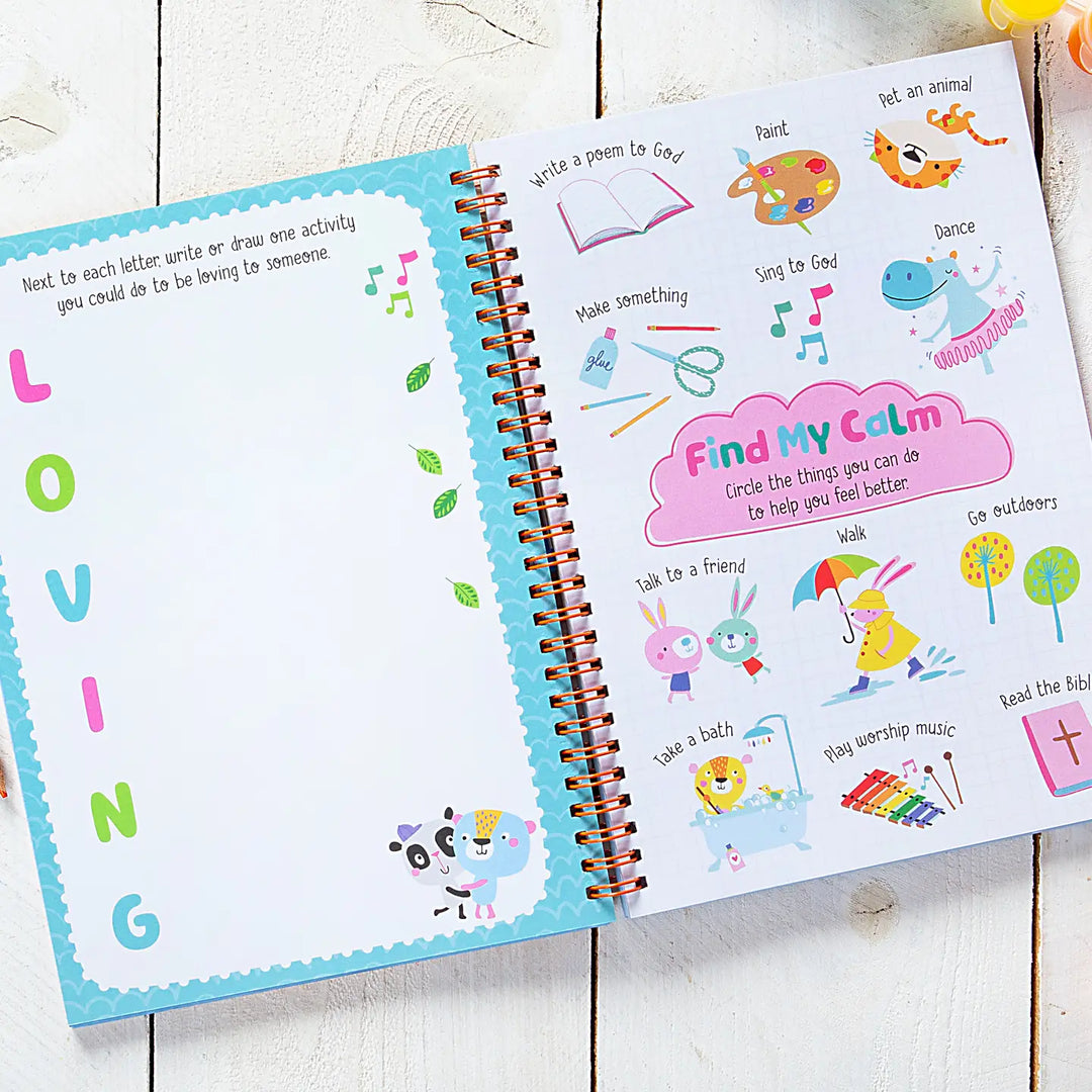 God Made Me – Kid’s Faith Journal with Crayons & Stickers | Christian Lifestyle Collections