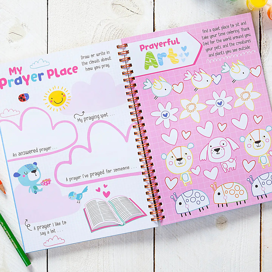 God Made Me – Kid’s Faith Journal with Crayons & Stickers | Christian Lifestyle Collections