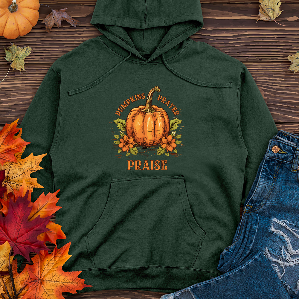 Pumpkins Prayer & Praise Midweight Hoodie