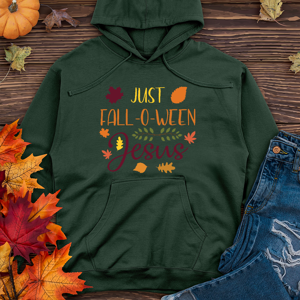 Fall o ween Jesus Midweight Hoodie