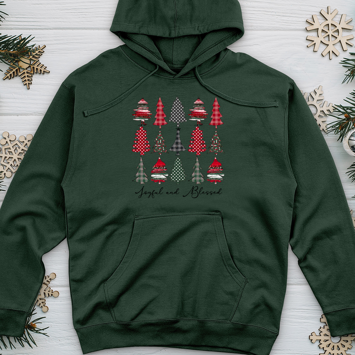 Joyful Blessed Midweight Hooded Sweatshirt