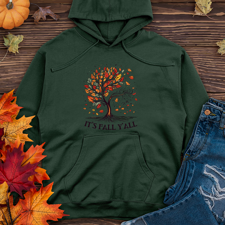 It's Fall Y'all Blooming Midweight Hoodie