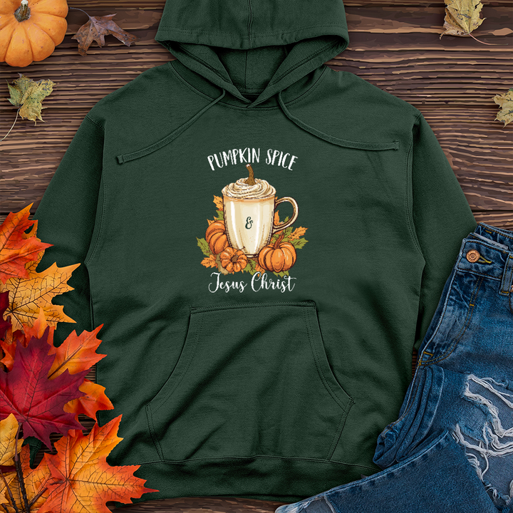 Autumn Latte Pumpkin Midweight Hoodie