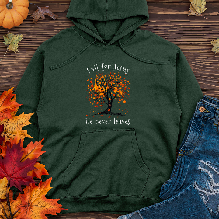 Fall For Jesus Swirl Midweight Hoodie