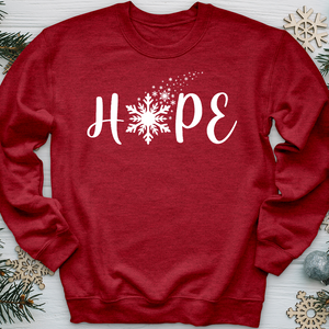 Hope Snowflake Crewneck