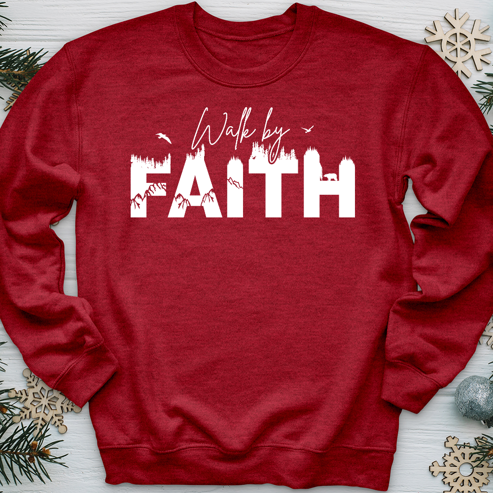 Walk by Faith Wilderness 02  Crewneck