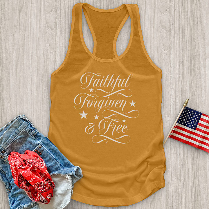 Faithful Forgiven & Free Tank Top