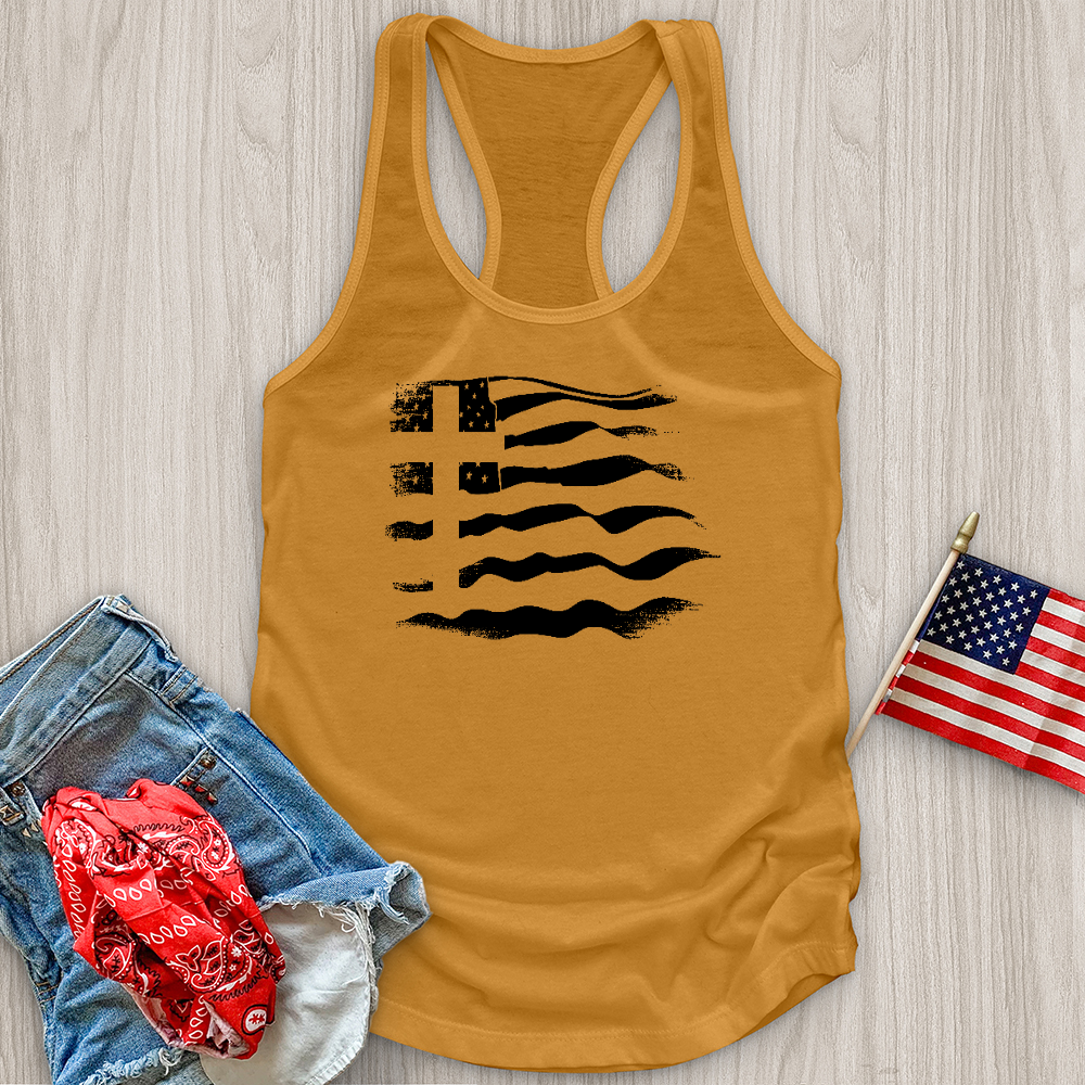 Flag & Cross Tank Top