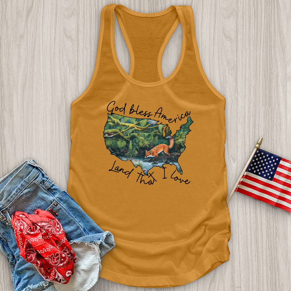 Forest With Animals in It Tank Top